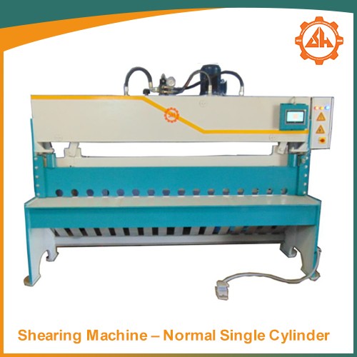 Hydraulic shearing with Numeric controlled back gauge